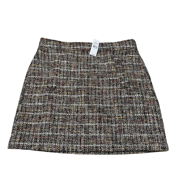 LOFT Dresses & Skirts - Ann Taylor LOFT Tweed Mini Skirt Career Party Casual Size 12 - 32 x 18.5